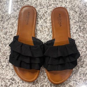 Ruffle sandals